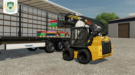 farming simulator how to get skid steer loader on trailer|farming simulator equipment removal.